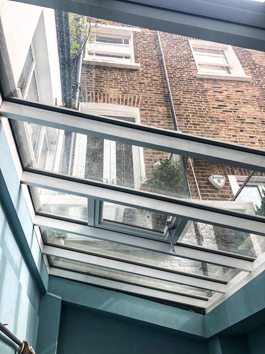 W500mm x P2400mm Black Atlas Aluminum Lean To Roof System