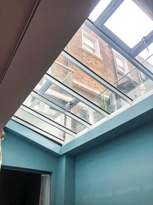 W600mm x P2400mm Black Atlas Aluminum Lean To Roof System