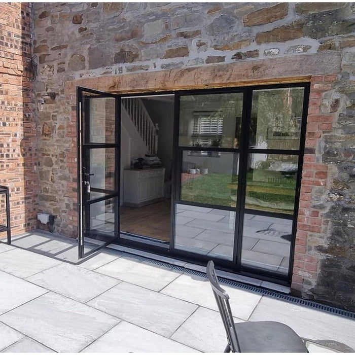 2500mm Anthracite Grey Aluminium Heritage French Door Set - Home Build Doors