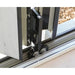 2500mm Black on White Aluminium Bifold Door Smart System - 3 sections - Home Build Doors