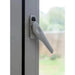 2600mm Anthracite Grey on White Aluminium Bifold Door Smart System - 3 sections - Home Build Doors