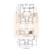 2800mm Black on White Heritage Visofold 1000 Bifold Door - 3 sections - Home Build Doors