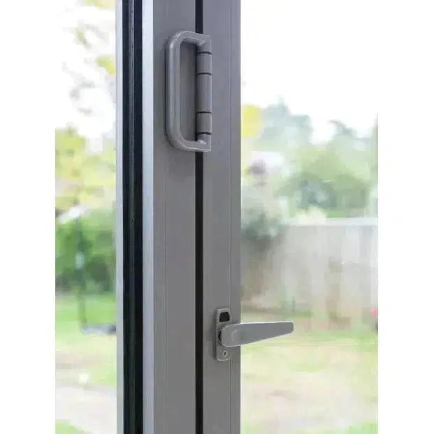 2800mm Black on White Heritage Visofold 1000 Bifold Door - 3 sections - Home Build Doors