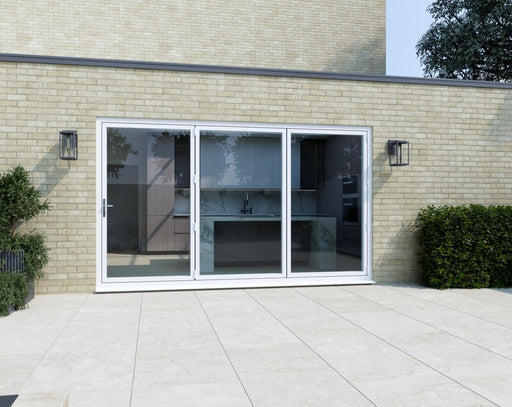 2900mm White Bifold Door Korniche - 3 sections - Home Build Doors