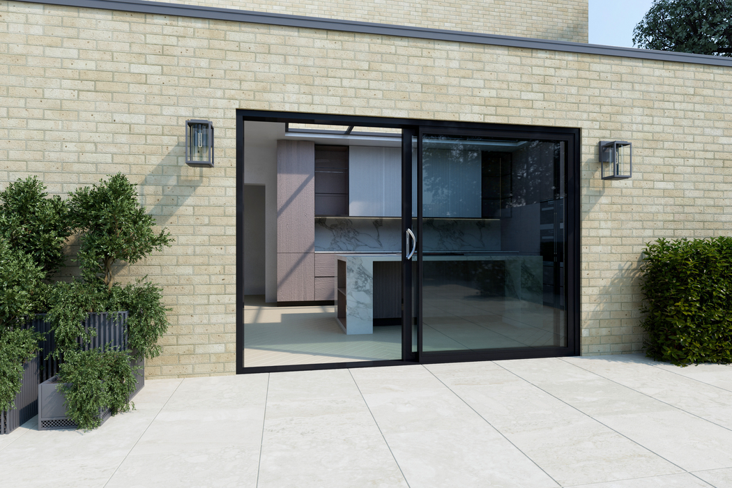 W1800MM X H2100MM Cortizo 4700 Aluminium 2 Section Sliding Door