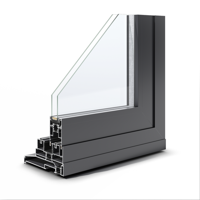 2 Panel / 47mm Aluminium Sliding Door / Cortizo 4700
