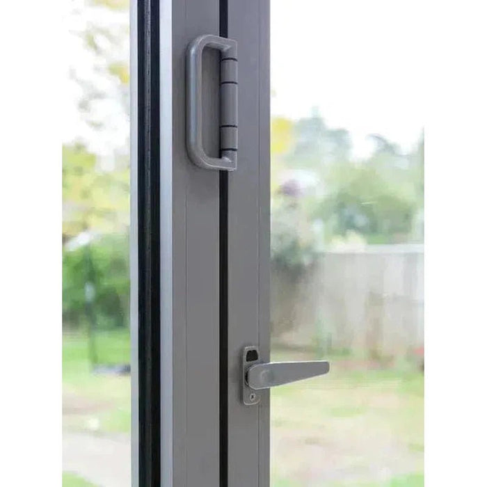 3200mm Black Aluminium Bifold Door SMART system - 4 sections - Home Build Doors