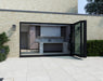 3200mm Black Bifold Door Korniche - 3 sections - Home Build Doors