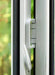 3200mm Black on White Aluminium Bifold Door SMART system - 4 sections - Home Build Doors