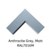 3500mm Origin Anthracite Grey Aluminum Bifold - 3 Section