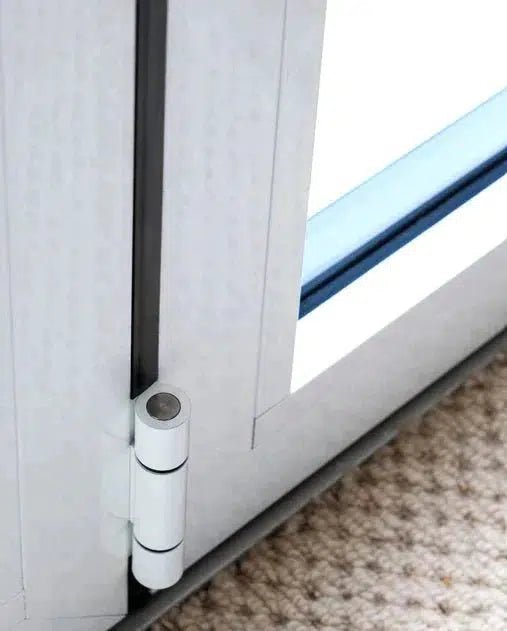 3600mm White Aluminium Bifold Door SMART system - 4 sections - Home Build Doors