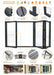 3700mm Black Heritage Visofold 1000 Bifold Door - 4 sections - Home Build Doors
