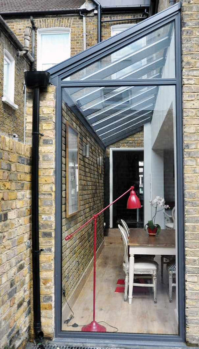 W900mm x P1500mm Black Atlas Aluminum Lean To Roof System