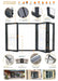 4200mm Black on White Heritage Visofold 1000 Bifold Door - 5 sections - Home Build Doors
