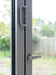 4200mm White Aluminium Bifold Door SMART system - 5 sections - Home Build Doors