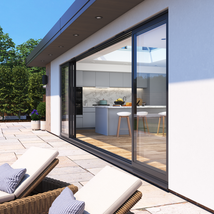 2 Panel / 47mm Aluminium Sliding Door / Cortizo 4700