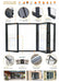 5600mm Black on White Heritage Visofold 1000 Bifold Door - 5 sections - Home Build Doors
