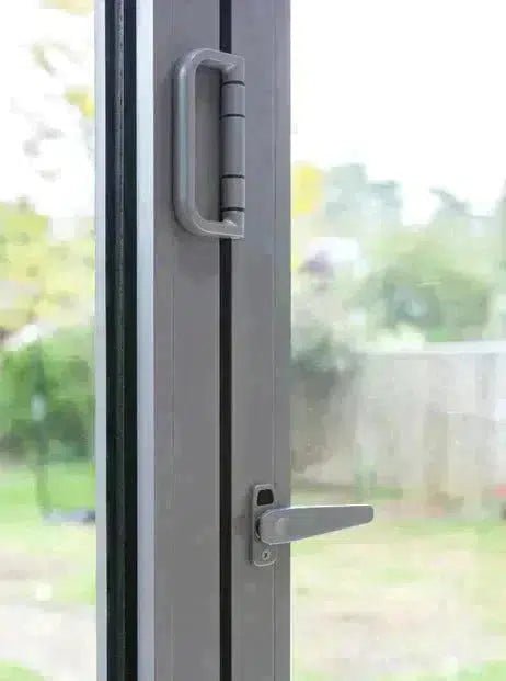 5800mm White Aluminium Bifold Door SMART system - 6 sections - Home Build Doors