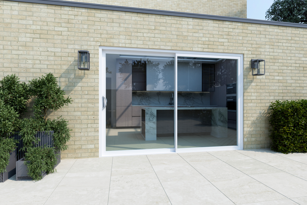 W1800MM X H2100MM Cortizo 4700 Aluminium 2 Section Sliding Door