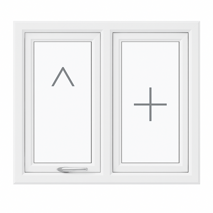 Veka M70 UPVC Window - 2 Section