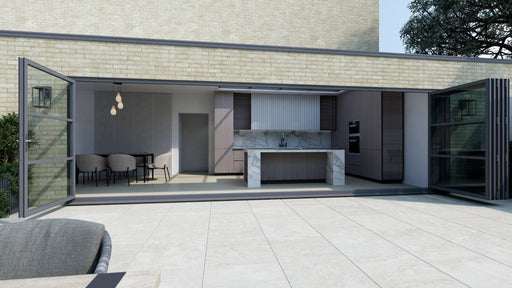 6000mm Anthracite Grey Heritage Visofold 1000 Bifold Door - 6 sections - Home Build Doors