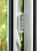 6200mm Black on White Aluminium Bifold Door SMART system - 6 sections - Home Build Doors