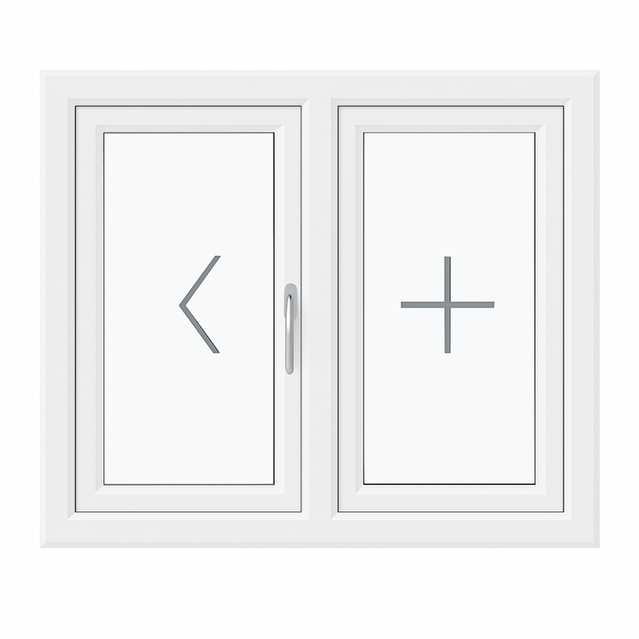 Veka M70 UPVC Window - 2 Section
