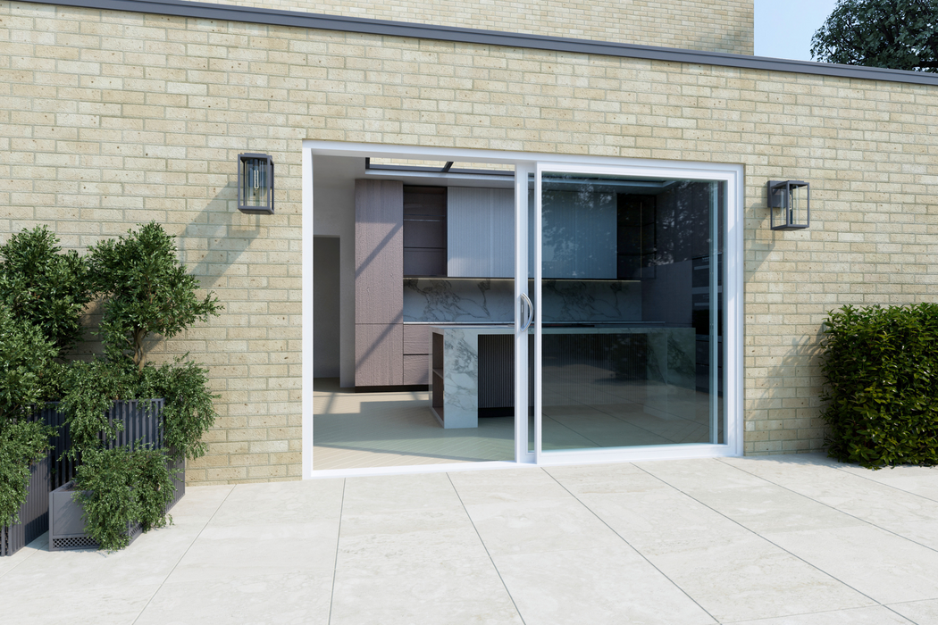 W1800MM X H2100MM Cortizo 4700 Aluminium 2 Section Sliding Door