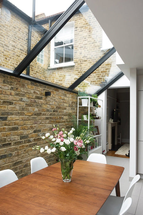 W800mm x P2000mm Black Atlas Aluminum Lean To Roof System