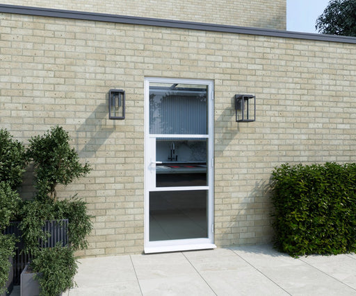 700mm - White Heritage Aluminium Single Door - Home Build Doors