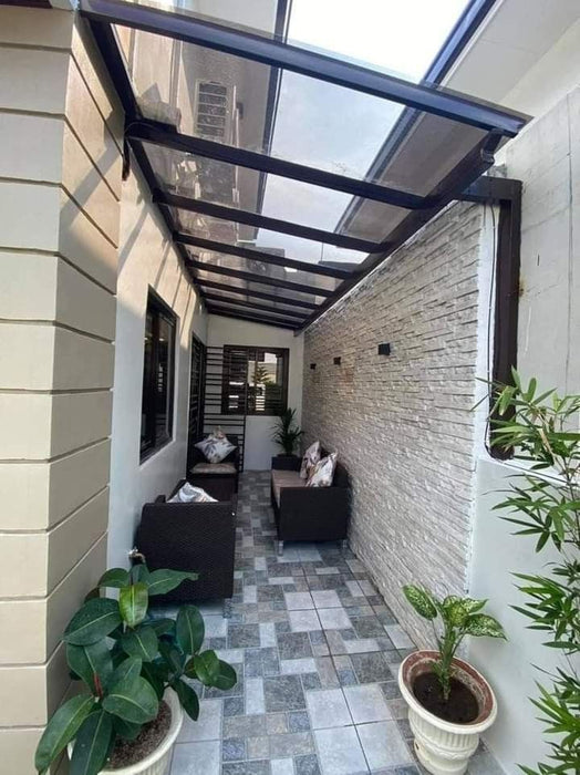 W900mm x P1800mm Black Atlas Aluminum Lean To Roof System