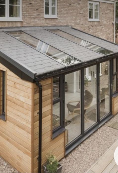 W700mm x P1500mm Black Atlas Aluminum Lean To Roof System