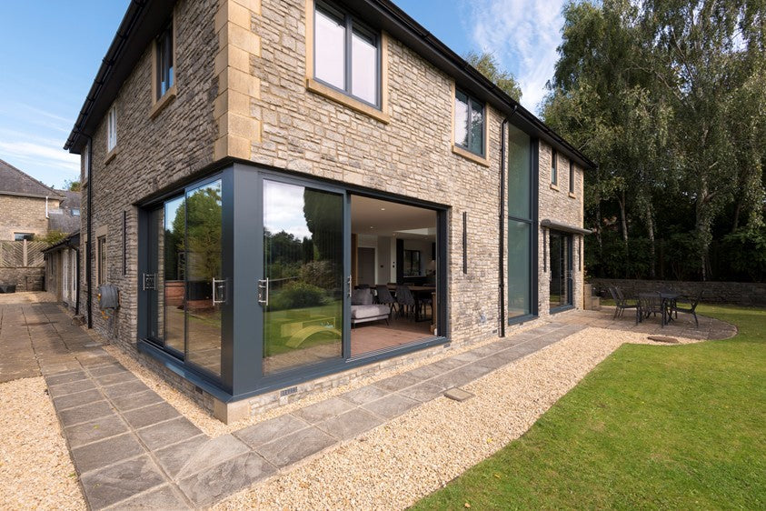 Origin OS29 Aluminium 2 Section Patio Sliding Door