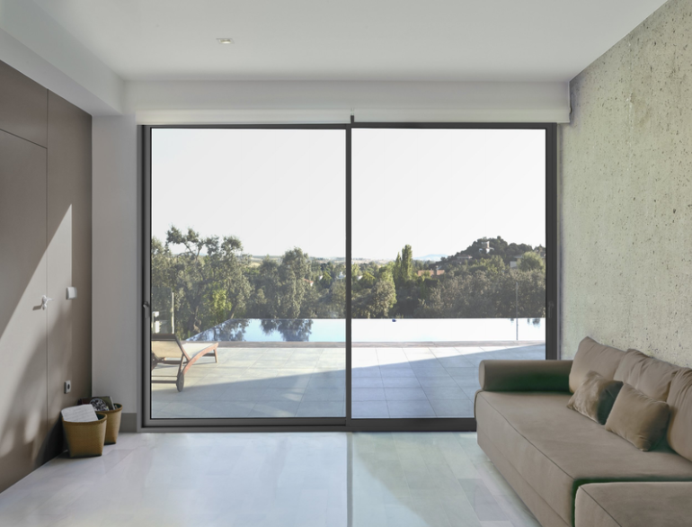 Cortizo 4700 Aluminium 3 Section Sliding Door by Korniche