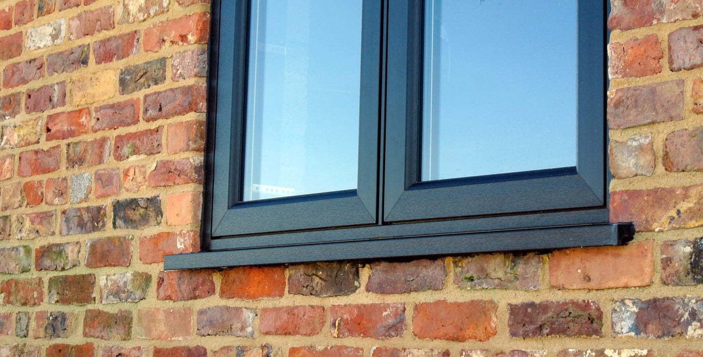 Flush UPVC Window - 2 Section
