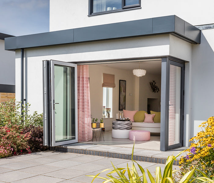 EuroCell UPVC 3 Section Bi-Fold Door