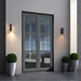 1200mm Anthracite Grey on White PVCu Heritage French Door - Home Build Doors