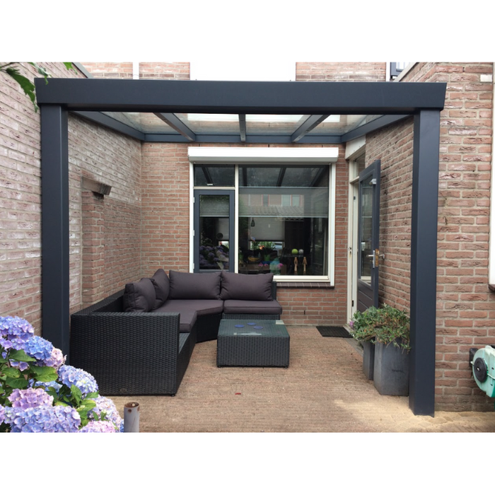 Giallo Aluminium Veranda- Anthracite Grey