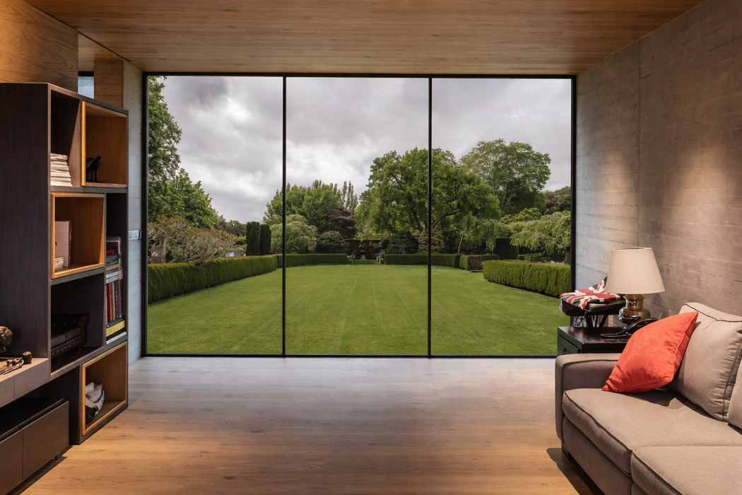 3 Panel / 20mm Aluminium Sliding Door / Cortizo Cor Vision
