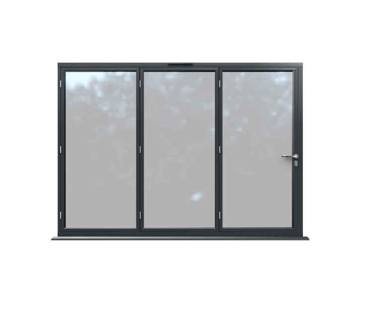 Origin OB36+ Aluminium 3 Section Bifold Door - Contemporary