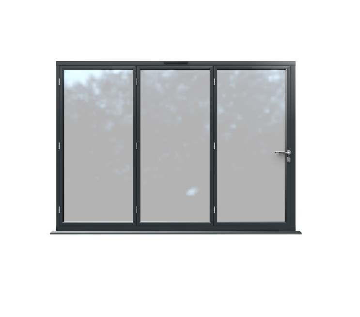 Origin OB36+ Aluminium 3 Section Bifold Door- Contemporary