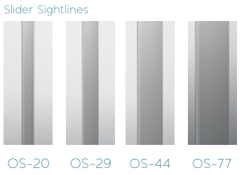 Origin OS77 Aluminium 2 Section Patio Sliding Door