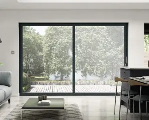 Origin OS77 Aluminium 2 Section Patio Sliding Door