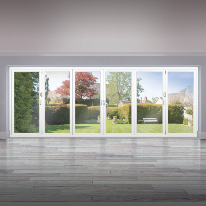 Origin OB49 Aluminium 6 Section Bifold Door