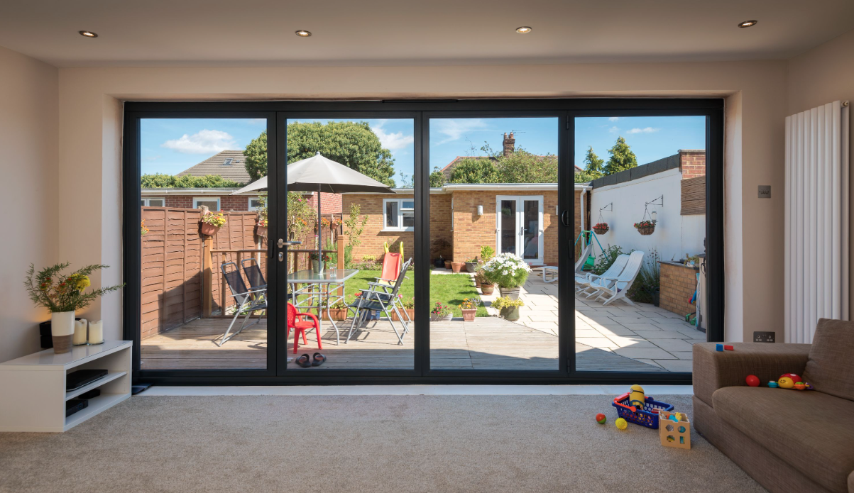 Origin OB49 Aluminium 2 Section Bifold Door