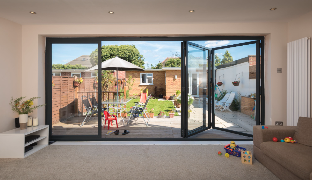 Origin OB49 Aluminium 6 Section Bifold Door