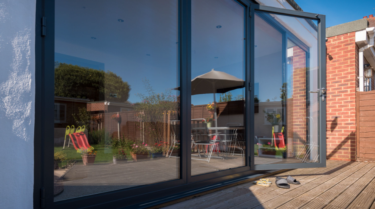 Origin OB49 Aluminium 2 Section Bifold Door