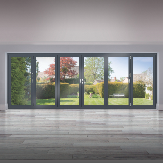 Origin OB72 Aluminium 6 Section Bifold Door