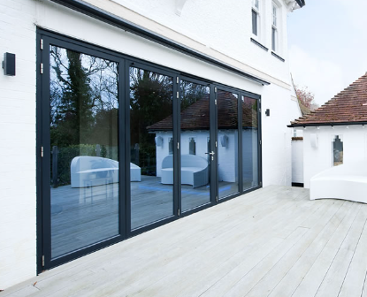 Origin OB72 Aluminium 4 Section Bifold Door