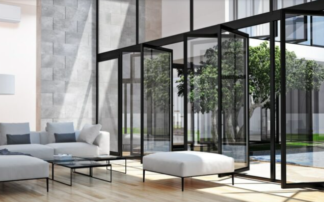 Origin OB72 Aluminium 6 Section Bifold Door